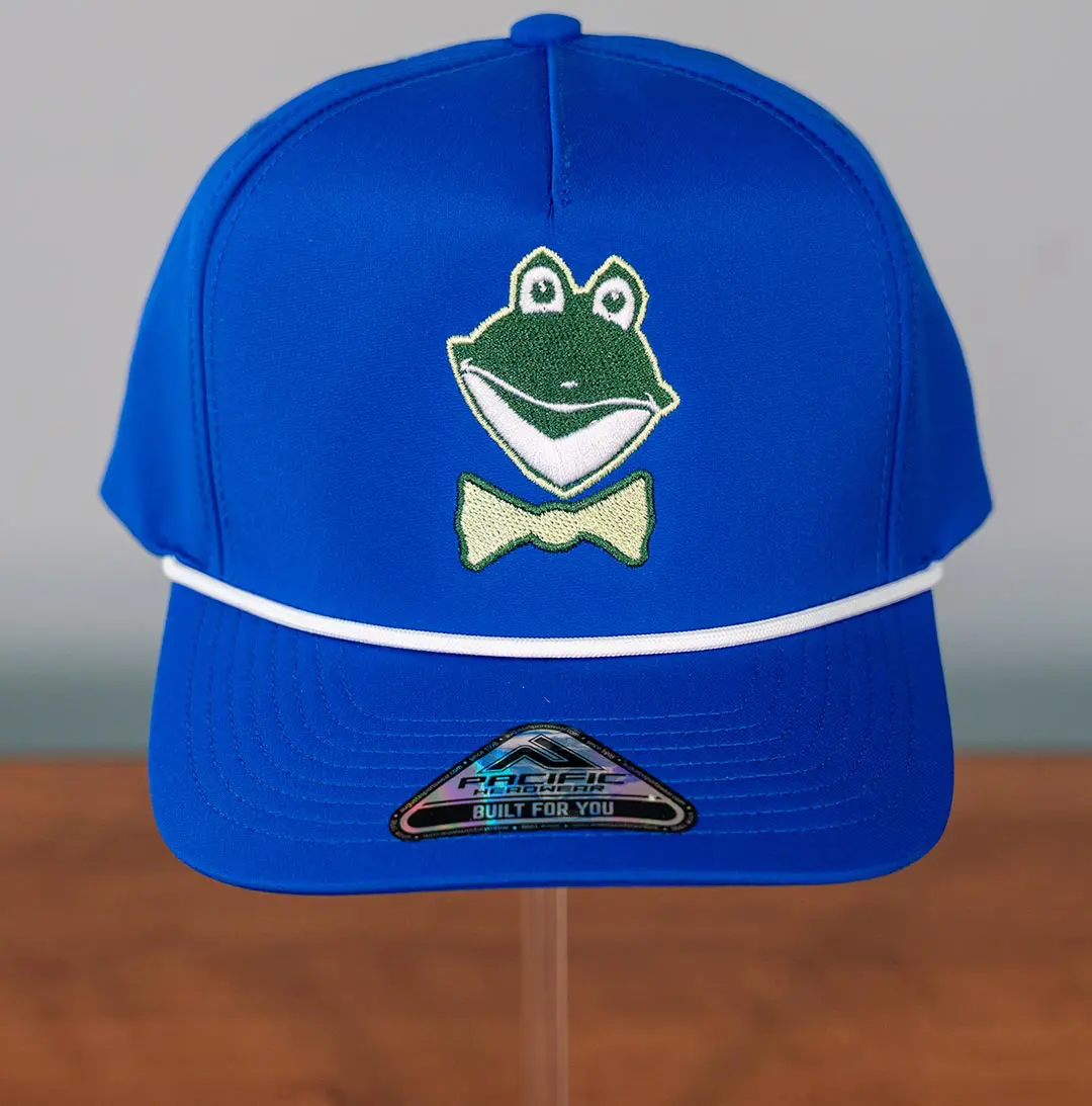 Come-See-Me-Souvenirs-2026-Royal-&-White-Rope-Cap-front